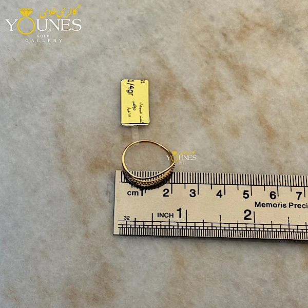 انگشتر وی لاین طلا